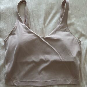 Pale pink align tank